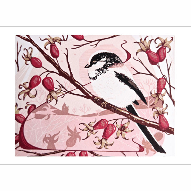 A fine art greeting card by painter and printmaker Louise Edwards