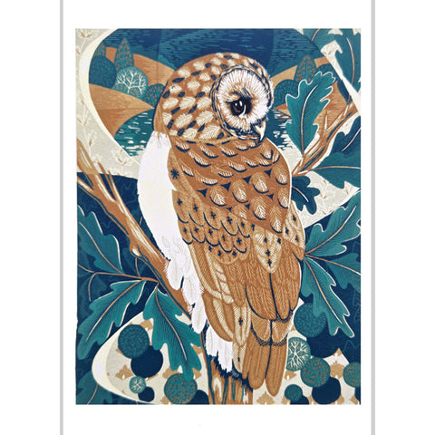 A fine art greeting card by painter and printmaker Louise Edwards