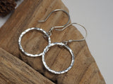 Silver Hoop Earrings