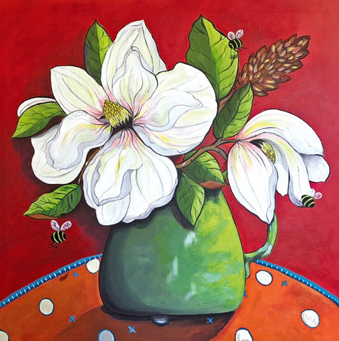 A fine art greeting card by painter Lizzy Newcomb