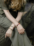 Pebble Gemstone Bracelet - Russet