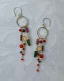 Earth Treasure Gemstone Earrings - Russet