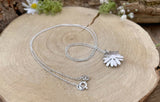 Gold & Silver Daisy Necklace by Curious Magpie Jewellery (6)