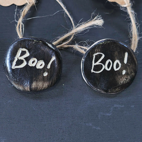 Boo - Ceramic Brooch