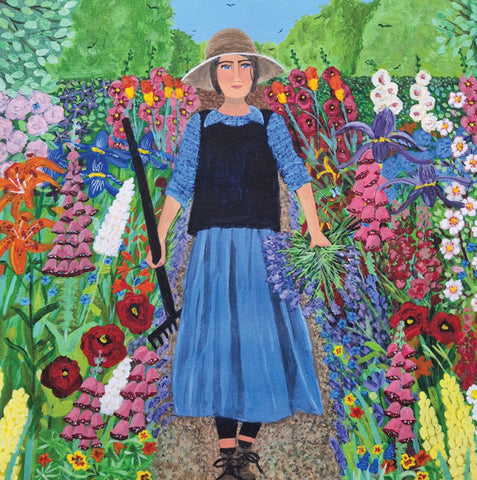 A fine art greeting card by painter and printmaker Marcella Cooper