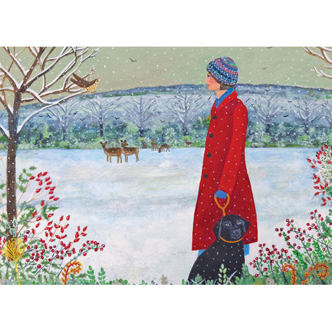 A fine art greeting card by painter and printmaker Marcella Cooper