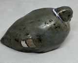 Original Handmade Stoneware Pigeon - Ceramic Sculpture