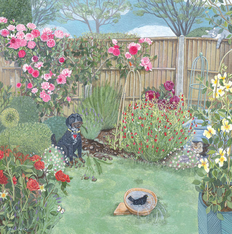 A fine art greeting card by painter Mani Parkes