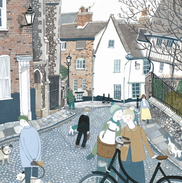 A fine art greeting card by painter Mani Parkes