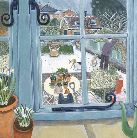 A fine art greeting card by painter Mani Parkes