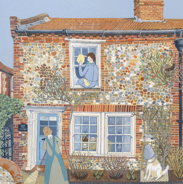 A fine art greeting card by painter Mani Parkes