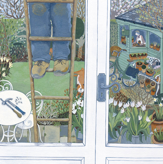 A fine art greeting card by painter Mani Parkes