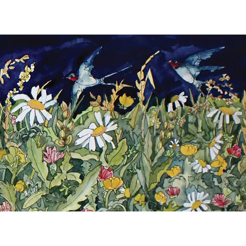 A fine art greeting card by printmaker Mandy Walden