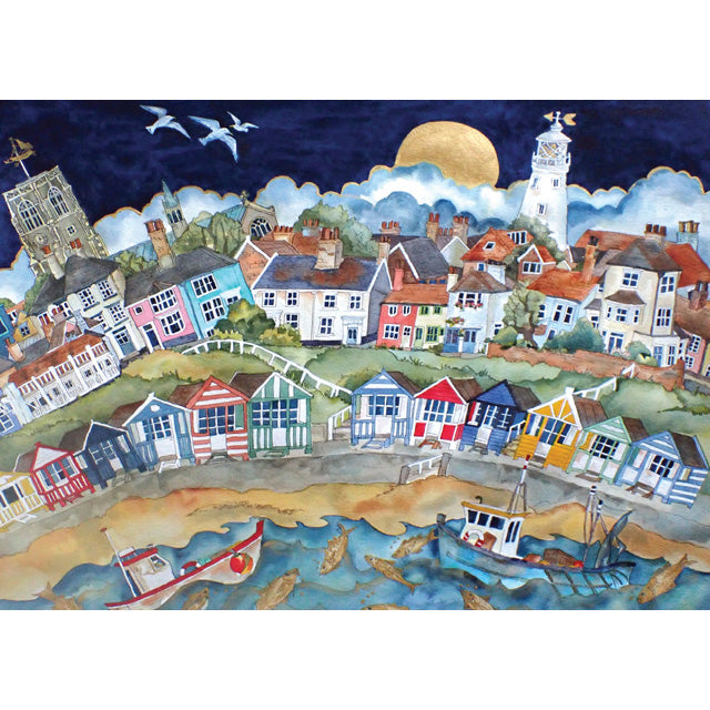 A fine art greeting card by printmaker Mandy Walden