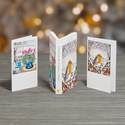 Mig Wyeth, Robin and New Beginnings + A Winters Day, Set of note cards