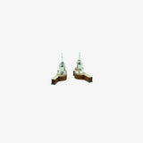Long Tailed Tit Earrings Silver Plated