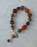 Pebble Gemstone Bracelet - Russet