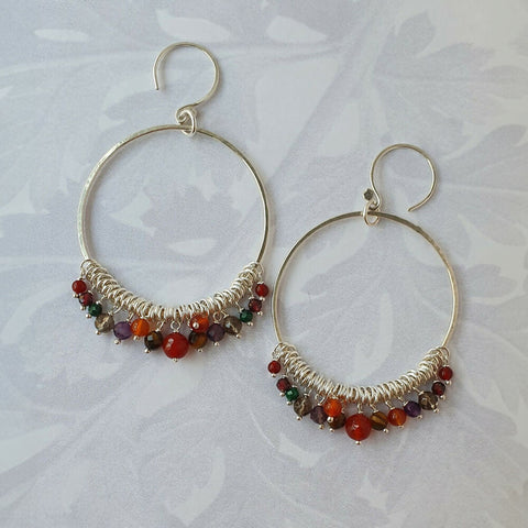 Daybreak Gemstone Earrings - Russet