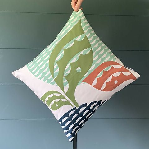FlowersForSusie-LEAF CUSHION FRONT