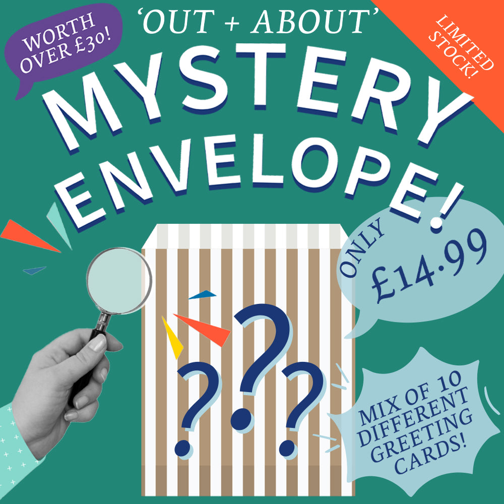 10 Mystery Greeting Cards  - Pack  'C' - Out + About