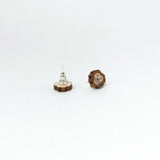 Lion Earrings Silver Plated Backs
