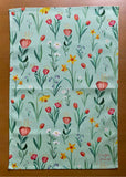 Spring Flowers Tea Towel - Freya Snow