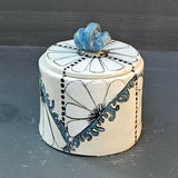 Love Petals Keepsake Pot - handmade ceramic