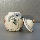 Flowertown Treasure Jar - handmade ceramic