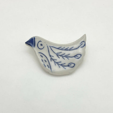 Bird Brooch - Ceramic