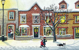 A Snowy Walk Home - Set of 8 note cards