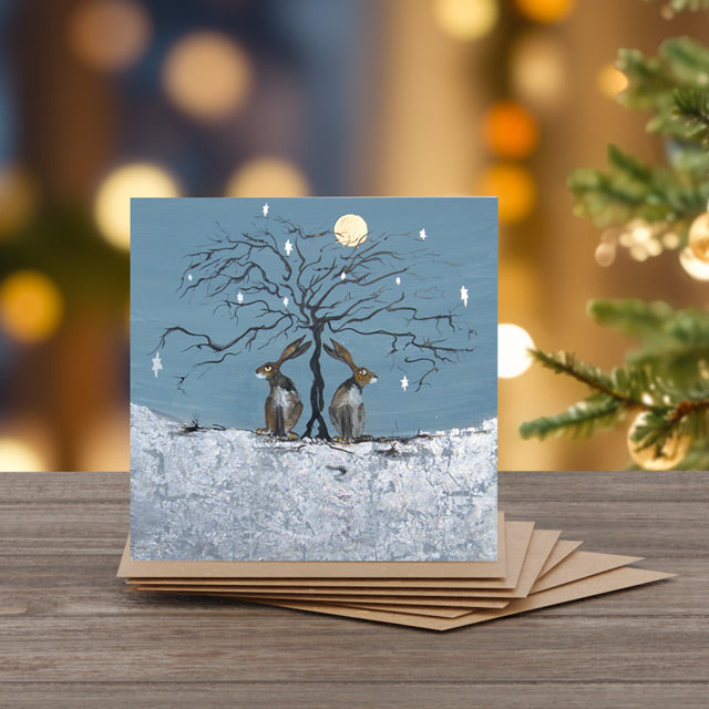 Sally Bruce Richards, Winter Star Tree, Note card