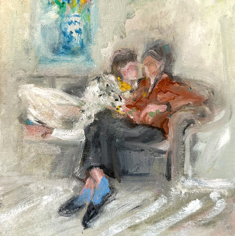 A fine art greeting card by painter Natalie Rymer