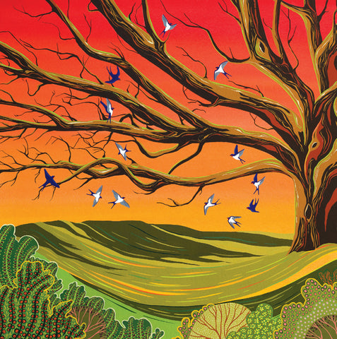 A fine art greeting card by painter Nicola Stockley