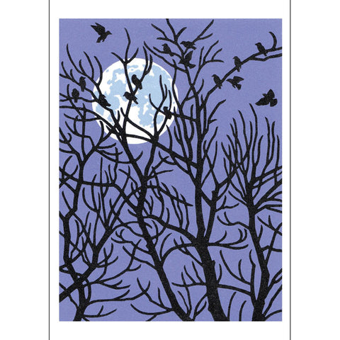 Nick Wonham, Starling Roost, Fine Art Greeting Card