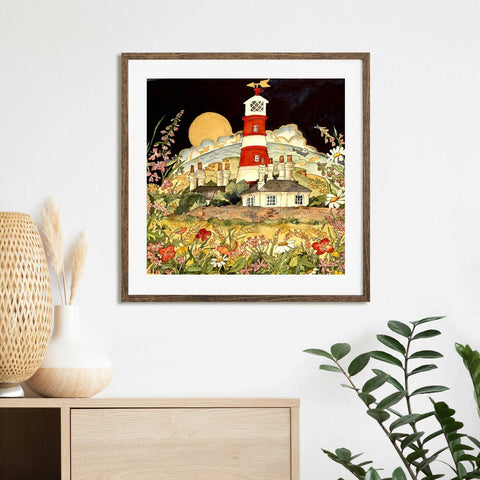 The Fishes Dance With A Mid-Summer Moon, Happisburgh - Limited Edition Giclee Print