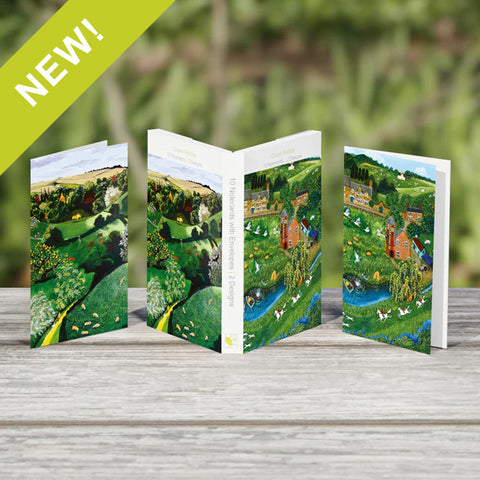 Life In The Countryside + Walks and Thoughts    - Boxed Set of 10 Note Cards