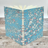 Blue Floral Kimono Silk - Journal