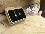 Brass Leaf Drop Earrings by Curious Magpie 4