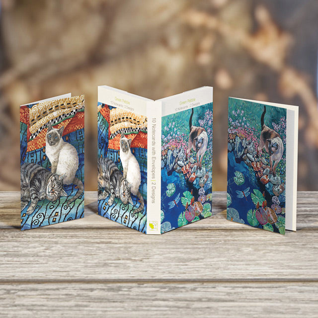 Zoe Normn, Cat and Dragonfly + Bonnie + Bramble, Boxed Note Pack
