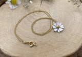 Gold & Silver Daisy Necklace by Curious Magpie Jewellery (5)