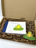 Frog Flip Book and Keyring Gift Set