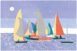 sailing at dusk