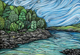 Turquoise Bay - Original Drawing