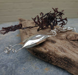Silver Mermaid's Purse Pendant - Hallmarked