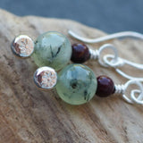 Semi-Precious Bead Dangle Earrings