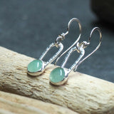 Green Aventurine Dangle Earrings