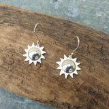 Silver Sun Earrings