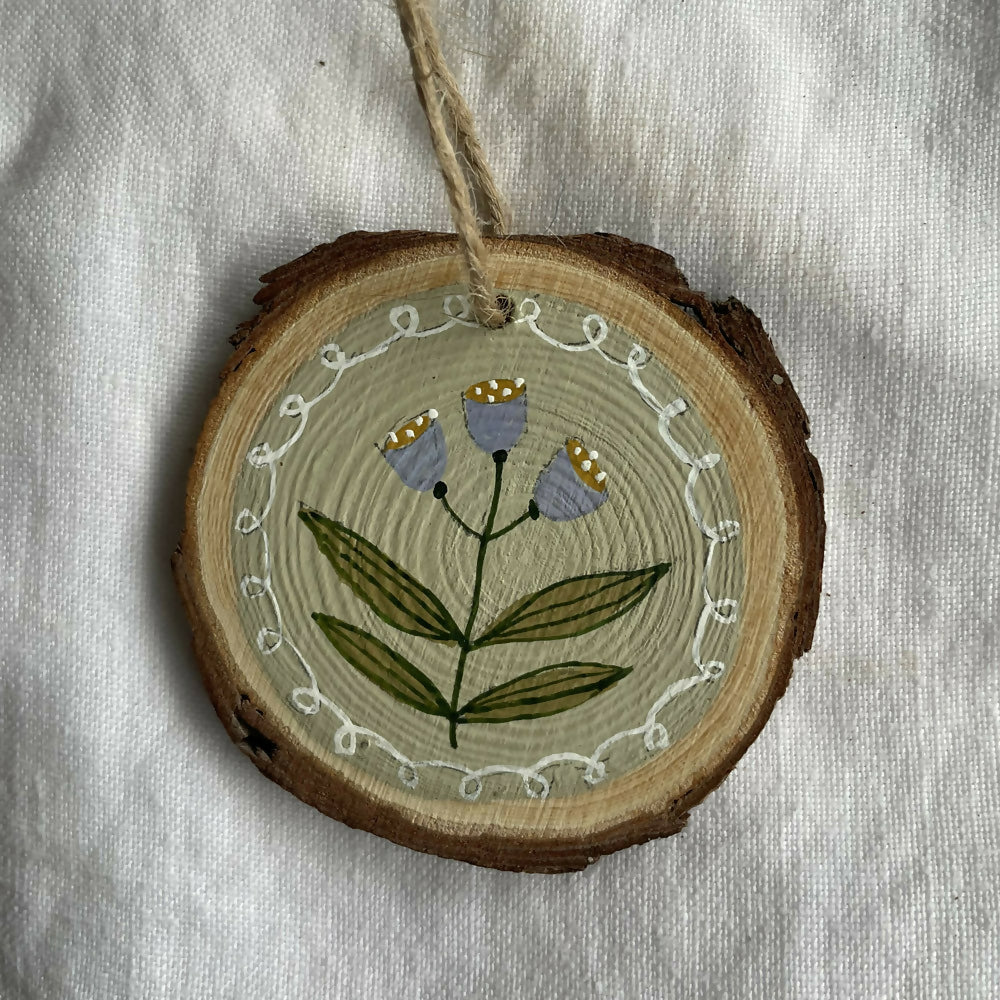 Lilac Flower Hanging Decoration Greeting Cards and Stationery