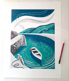 Safe Haven - Original Lino Print