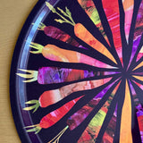 Purple Carrots - Round Tray